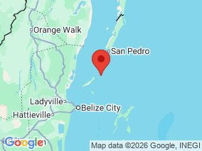 Map of Site Report: Cay Caulker, Belize